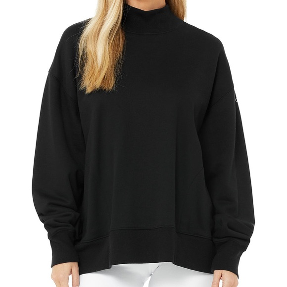 NWT Alo yoga refresh pullover Large with pockets - Picture 3 of 6